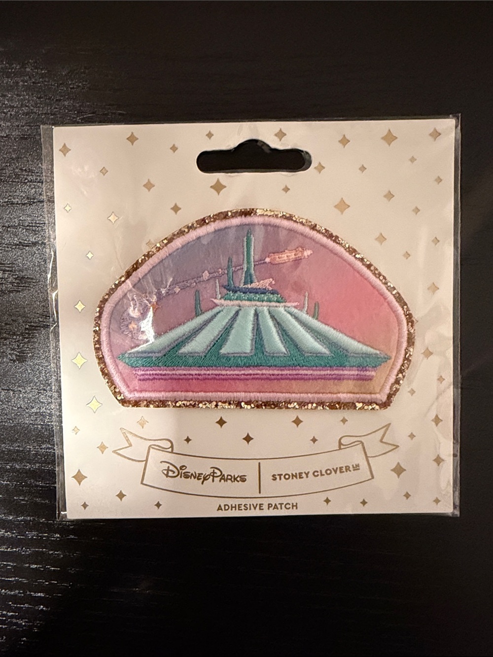 Disney x Stoney Clover Pink & Teal Space Mountain Patch